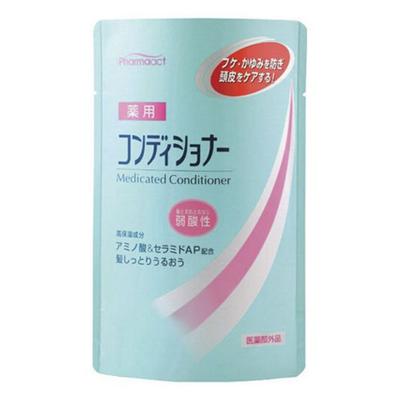 Kumano Medizinischer Conditioner Mild Säuerlich Nachfüllpackung, 1 Stück, 400ml