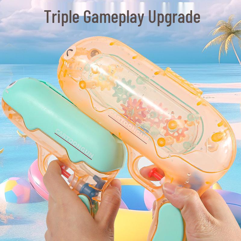 Smart Cat Whale Water Gun: Parent-Child Beach Toy for Summer Splash Fun