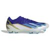 X CRAZYFAST FG Firm Ground Natural Grass Abrasion Resistant Soccer Shoes Unisex Blue White ID0710