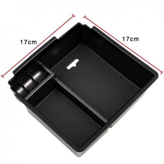 For Ford Ranger 2011-2018 Armrest Storage Box Central Console Organizer Tray