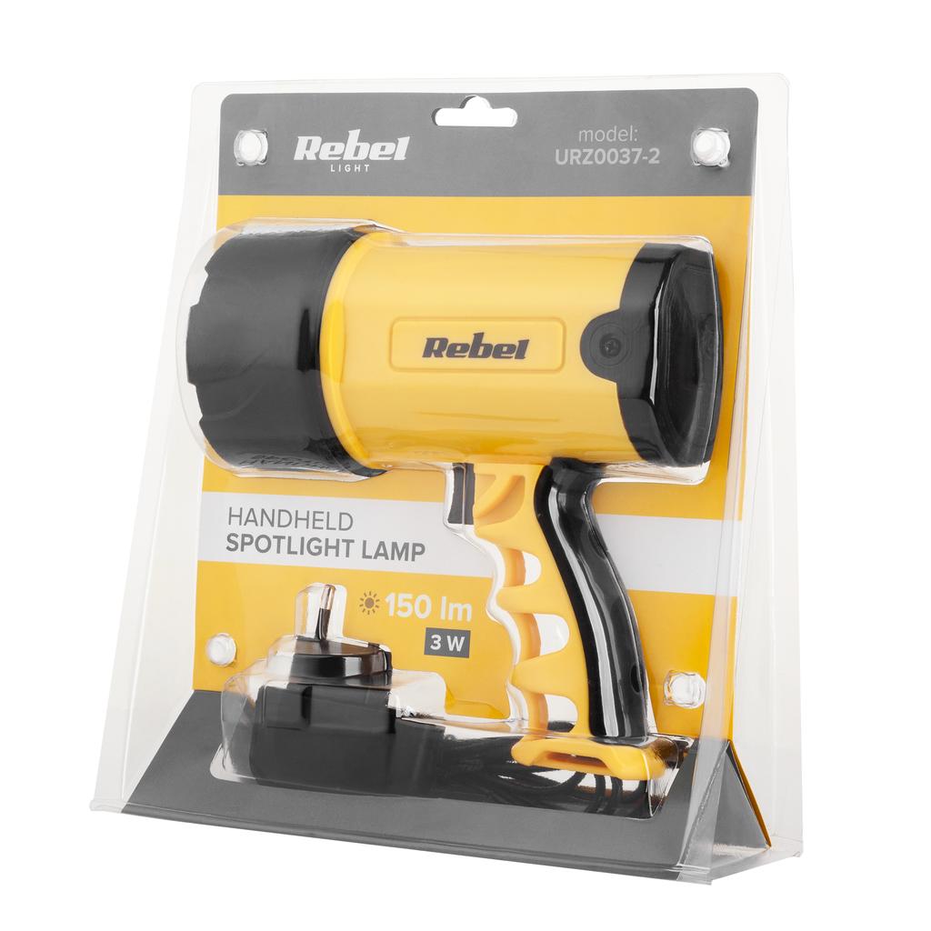 Rechargeable LED searchlight CREE 3W 150lm 200m Rebel