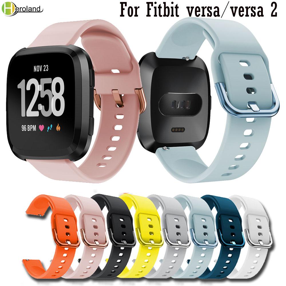 Bands For Fitbit Versa 2 Silicone WatchBand Strap For Fitbit Versa/Lite Wristband Replacement Bracelet Sport High Quality Band