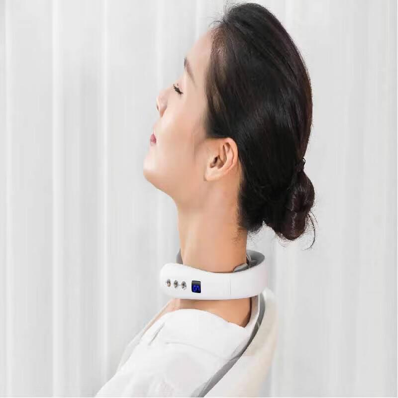Enlluean U-shaped Neck Massager with Heat and Vibration CN plug (adapter included)