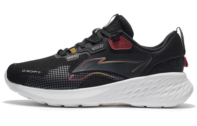 Li Ning SOFT ELEMENT Амортизация Нескользящие Износостойкие Низкие Повседневные Кроссовки Мужские Черные AGLS011-4 43