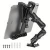 Supporto per Tablet Base Trapano Robusto, Angolazione Multipla Regolabile a 360 Gradi, Compatibile con iPad Pro/Galaxy Tab/Tablet da 7-11 Pollici