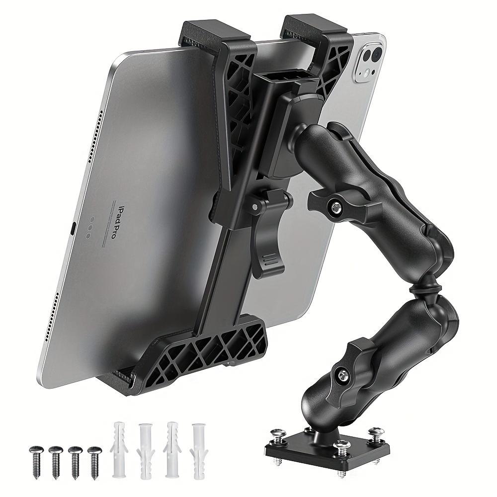 Supporto per Tablet Base Trapano Robusto, Angolazione Multipla Regolabile a 360 Gradi, Compatibile con iPad Pro/Galaxy Tab/Tablet da 7-11 Pollici