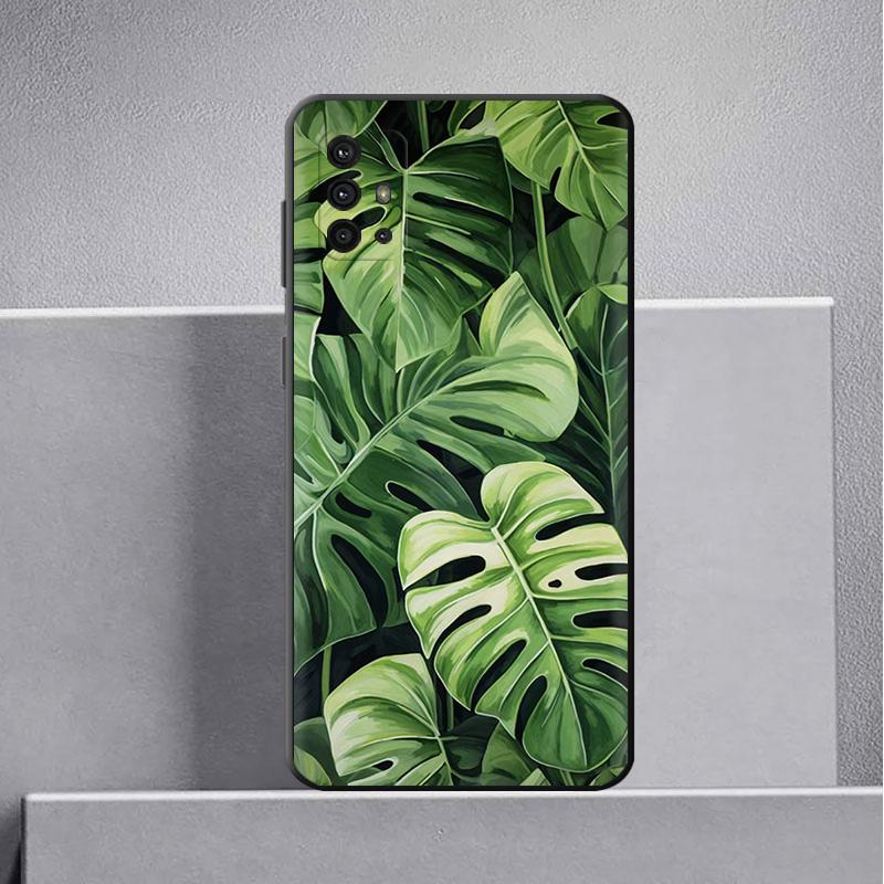 Tropical Plant Painting Phone Case For iPhone Samsung Galaxy Redmi Xiaomi Oppo OnePlus Note S A 7 8 9 10 11 12 13 14 20 21 22 23 53 54 Pro Max Ultra
