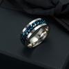 Men's Titanium Steel Chain Rotating Ring Jewelry