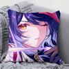 Kujo Sara Animation G-Genshin I-Impact Pillow Case Square Pillow Bedroom Sofa Leisure Comfort Living Room Home Decoration 40X40