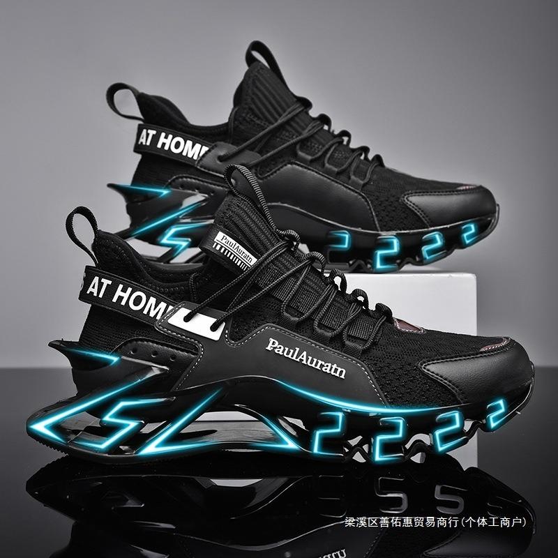 Fashion Shoes for Men Fashionable Casual Non Slip Comfort Sneakers Mesh Breathable Ultra-light Shock Running Men Shoes Zapatillas Hombre
