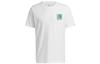 T Shirts Men's White Crew Neck Moderate Straight Fit HB5485