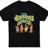 BELLA La T-shirt Nera con Animali del Cartone Animato The Banana Splits Tutte le Taglie S-5Xl
