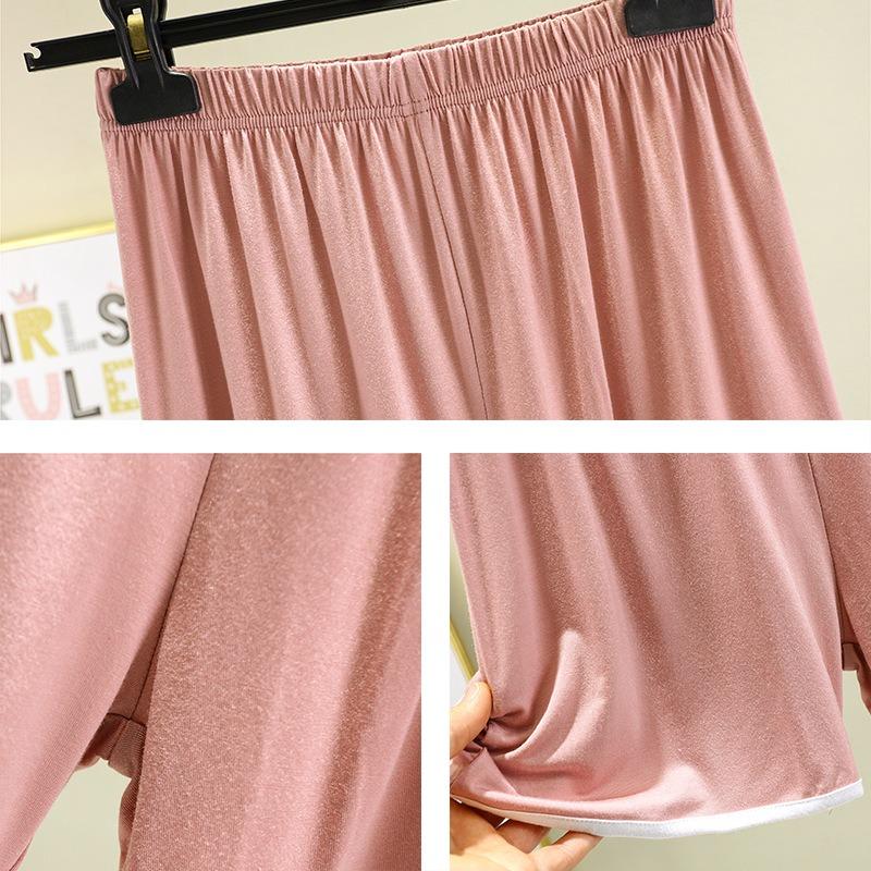 Modal Casual Shorts for Women Summer Loose Thin Fit Home Sleeping Pants High Waist Plus Size Wide Leg Pants Shorts Women’s