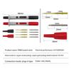 1set P8003 Multimeter Probe For Electrical Testing Replacement Gold Probes Home Repairs Electrical Tools Probe Spare Parts