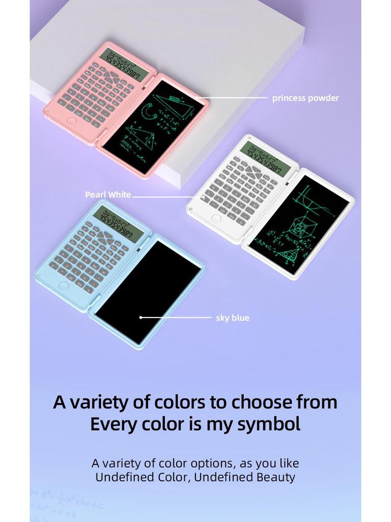 6-inch LCD Writing Tablet with Scientific Calculator & Children's Drawing Board