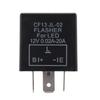 Portable Car 3-Pin CF-13 Electronic LED 12V Flasher Relay Fix For Turn Signal Blinker