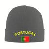 Portuguese Flag Bonnet Hats Beanie Hats Graphic Knit Hat Winter YK Cool Unisex Women Hippie Thermal Elastic Cap