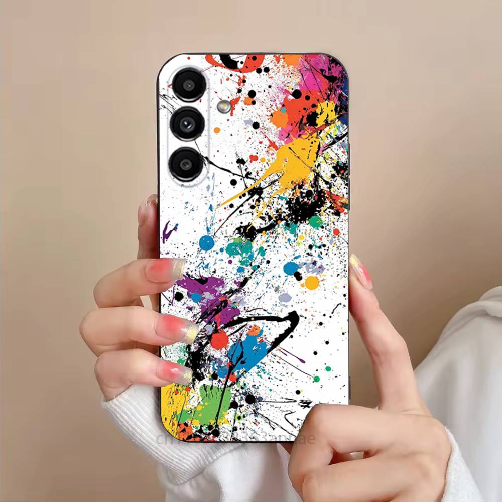 Colorful graffiti Phone Case For Samsung Galaxy S21 22 23 24 S25 Ultra PlusS20 FE S10 Plus Cover Funda