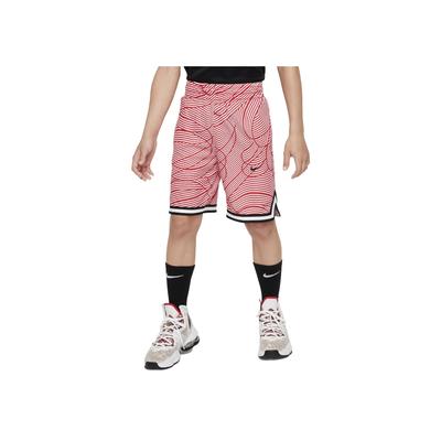 Pantalones Cortos de Baloncesto para Niños con Estampado Completo de Logo Bordado Dri-FIT DNA Bloque de Color Rojo Universitario FD4008-657