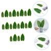 Artificial Green Canna Leaves with Stem, Tropical Faux Leaf Greenery Decor for Hawaiian Luau Jungle Beach Theme Party Decor