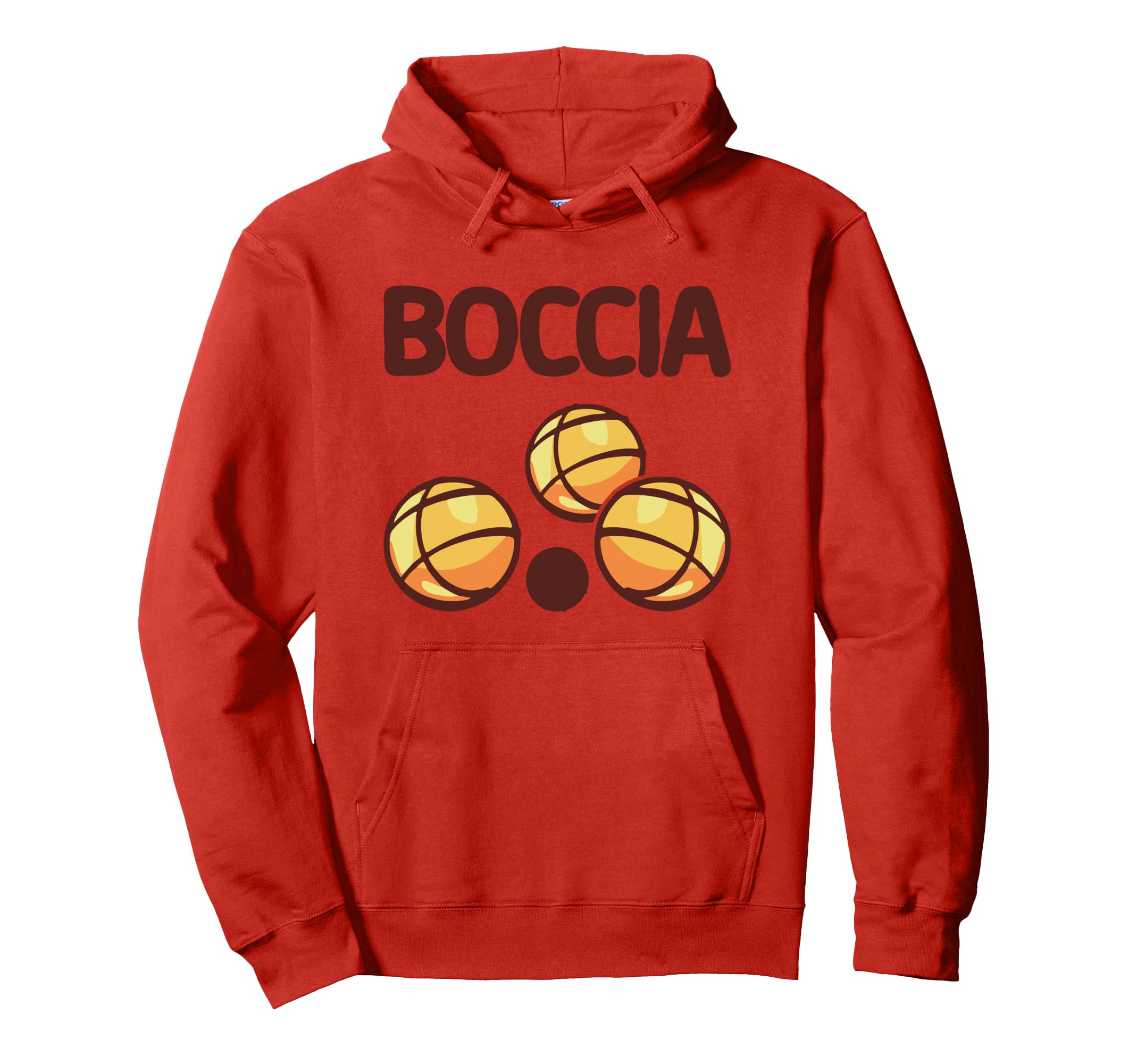 Bocce Player Clothing Hoodie with Boccia Ball