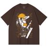 230 Gsm 100% Cotton Bleach V2 Ichigo Print Unisex Heavy Cotton T Shirt