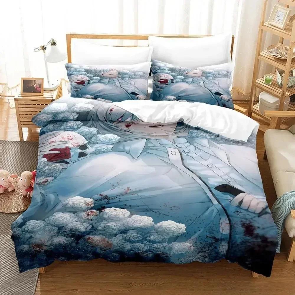 New Akudama Drive 3D Anime Printed Bed Set Duvet Cover Pillowcase Bedding Set Bed Linen Sheet Quilt Cover Full Queen King Size