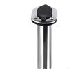 Stainless Steel Fishing Rod Holder, Accessory, Rest, with Drain, Flush-mounted, Lid