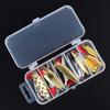 16-Piece Metal Feather Hook Lure Set for Freshwater & Saltwater Fishing - Ideal for Perch, Mandarin Fish, Sea Bass.