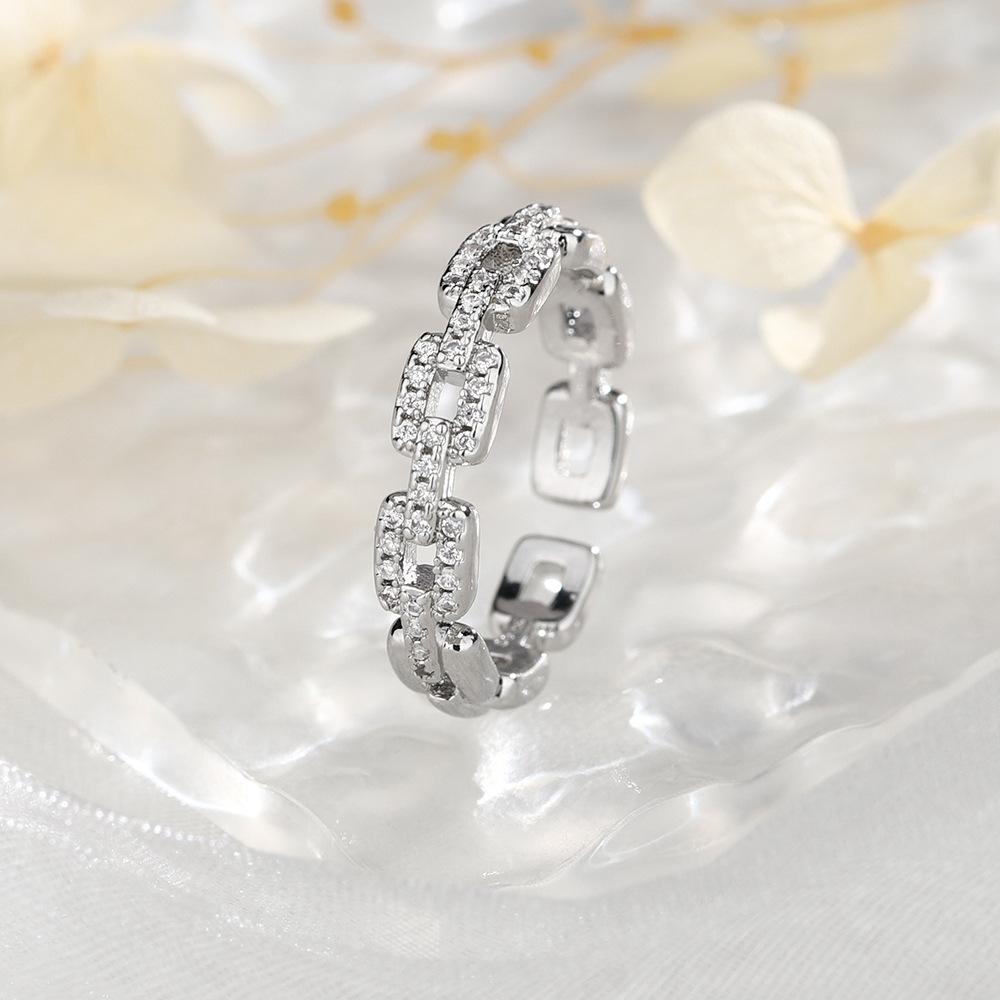 Sam Panda 925 Silver Simple Ring For Women Fine Jewelry Finger Adjustable Open Vintage Big Ball Ring For Party Birthday