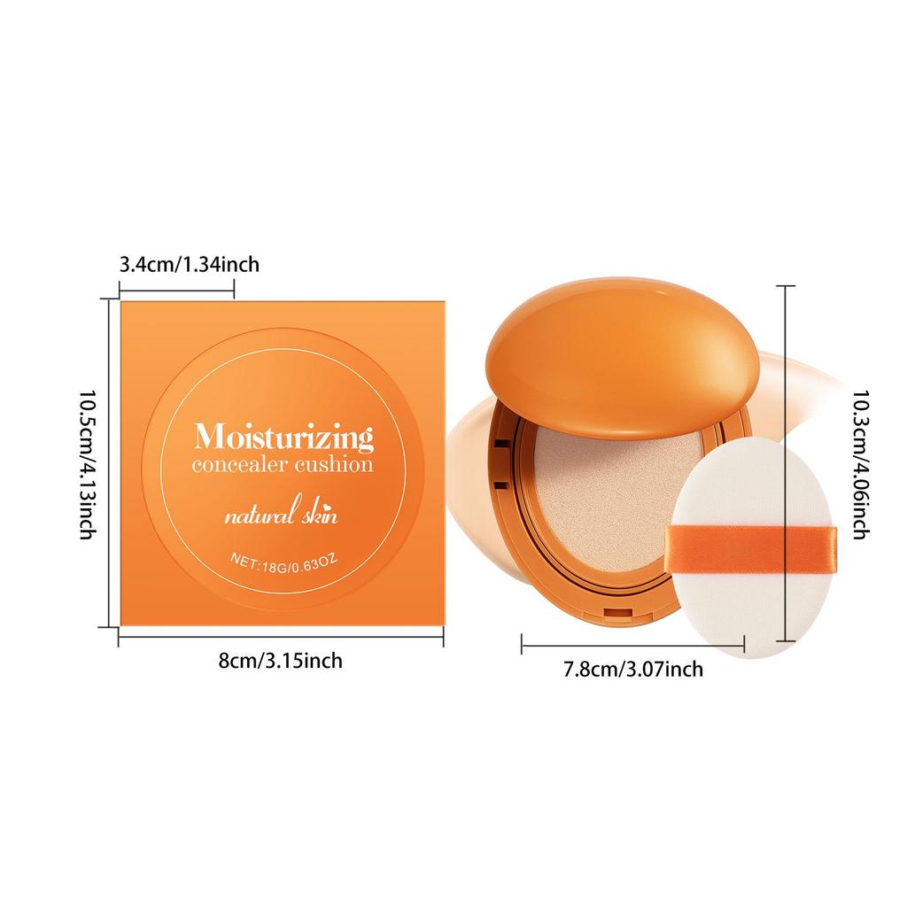 Natural Tone-Up Moisturizing Cushion Foundation: Transparent, Adherent, Velvet Touch Makeup Base