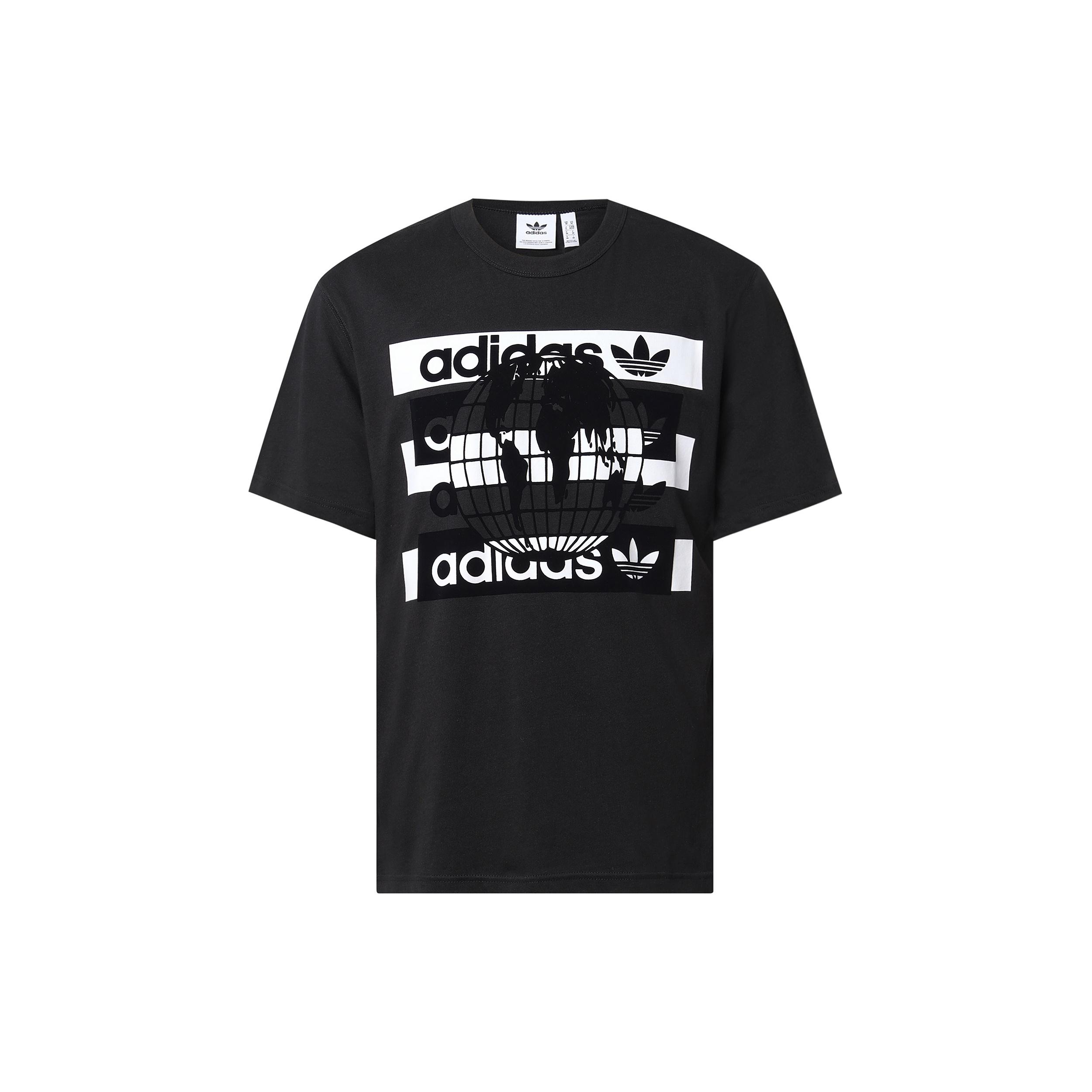 adidas originals Msg Ss Tee Logo Short Sleeve Black Men s FM2253 S