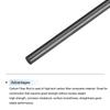 uxcell Carbon Fiber Rod 7mm x 300mm for RC Car Airplane DIY Tool Wing Tube Quadcopter Arm, Pack of 2
