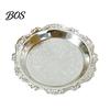 Easy To Clean Jewelry Tray Vintage Embossed Stainless Steel Tray, Serving Platter for Desserts, Fine Workmanship Storage Organizer, Snack Plate,