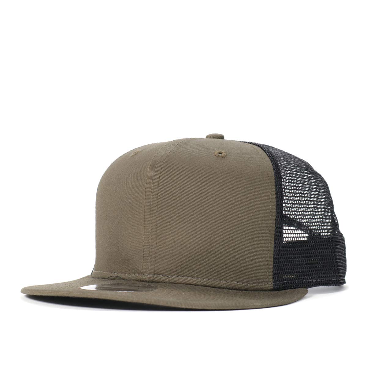 

New Era 9FIFTY Original Fit Mesh Free Size Cap, Olive/Black, (Adjustable)