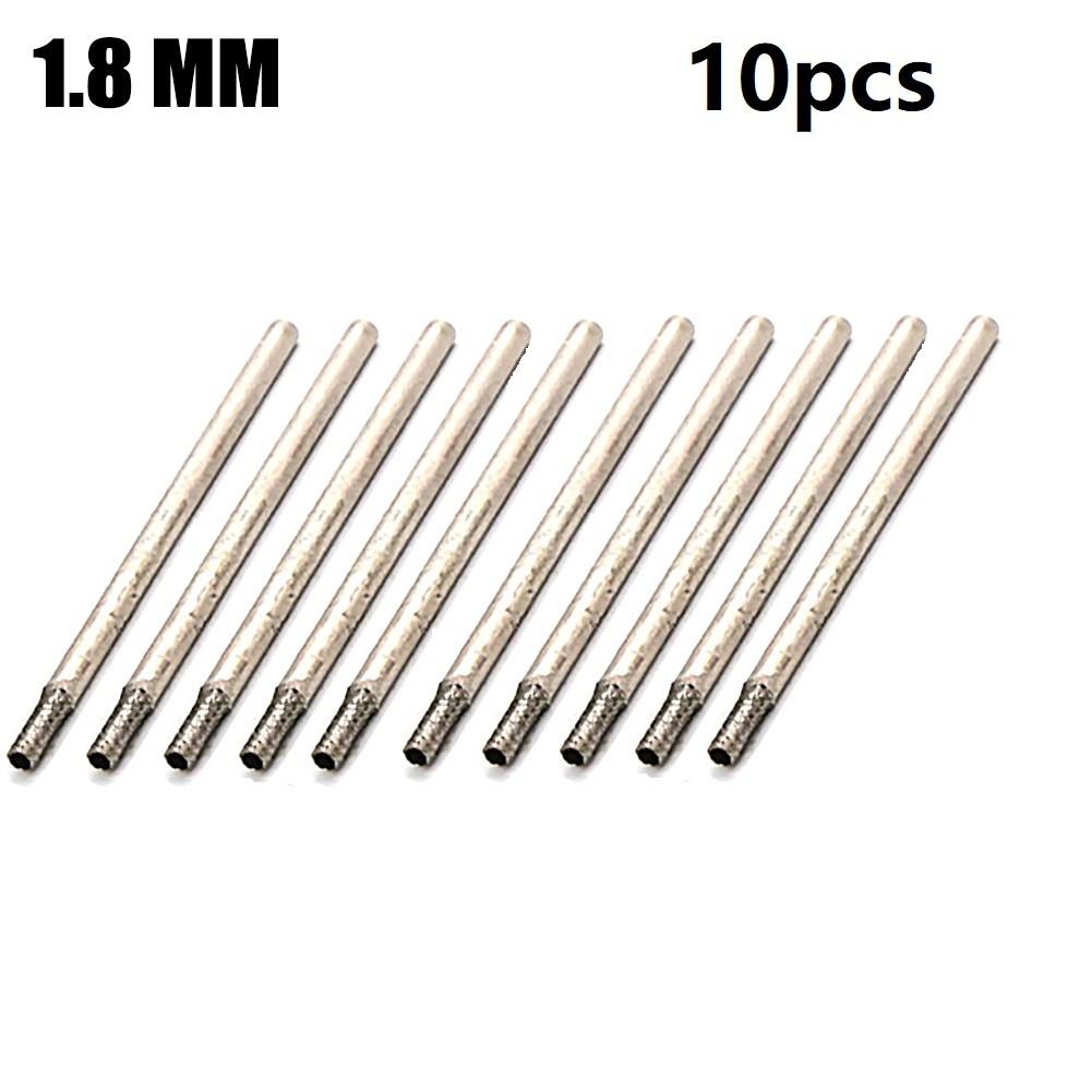 Drill Bit Bit Rotary Diamond Sleeve Shape 1-4mm 10Pcs