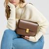 Women's Genuine Leather Small Square Bag 2026 New Fashion Minimalist Solid Color Crossbody Shoulder Purse