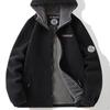 Men Women Fleece Jacket With Hood Warm Winter Thick Polar Outerwear Outdoor Casual Wear
