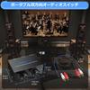 CAMWAY Bidirectional Audio 2 1 with Off Audio Switch Selector Suitable for CD and Computers 2-Port Switcher, 3.5mm + RCA, Inputs/1 Output, Input/2