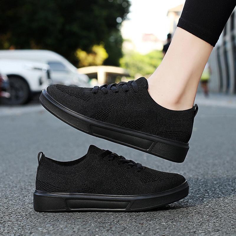 TUINANLE Pantofi Plati Femei Alb Alergare Mers pe jos Rezistenta la uzura Pantofi barbati