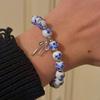 Metal Beads Beads Bracelets Ceramics New Chinese Style Bracelet  Women