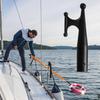Marine Boat Hook Boat Hooks Rust-Resistant Extension Pole Hook Replacement Lifeboat Tow Hook Accessories for Docking