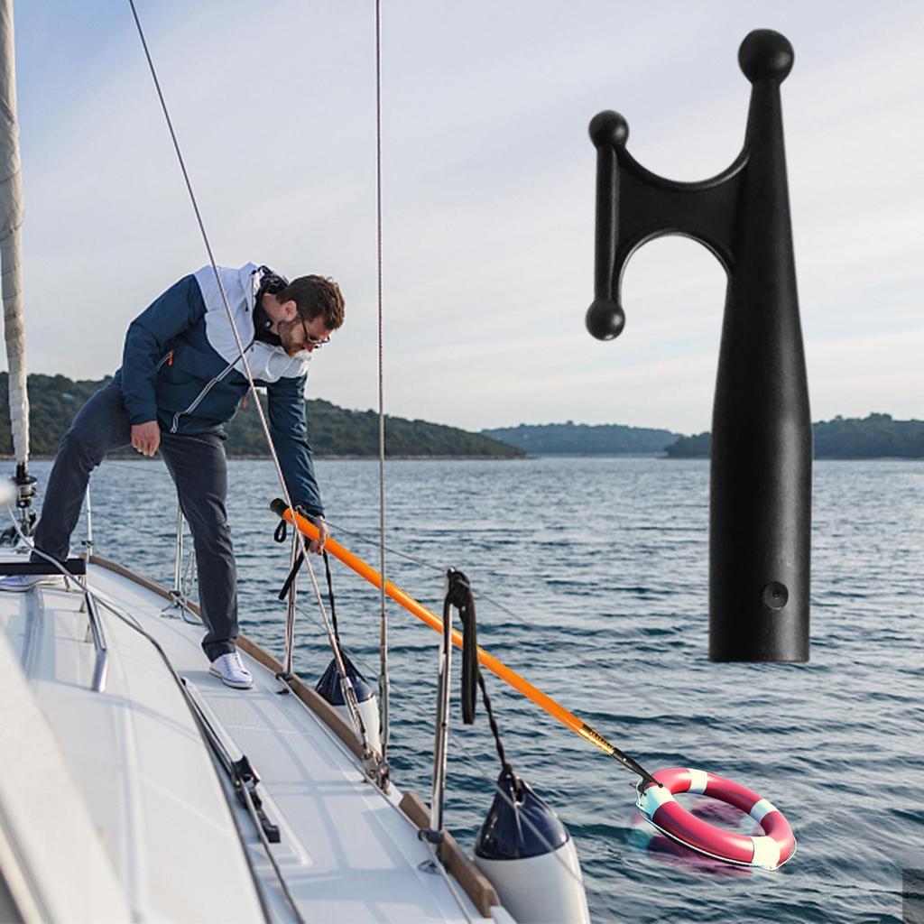 Marine Boat Hook Boat Hooks Rust-Resistant Extension Pole Hook Replacement Lifeboat Tow Hook Accessories for Docking