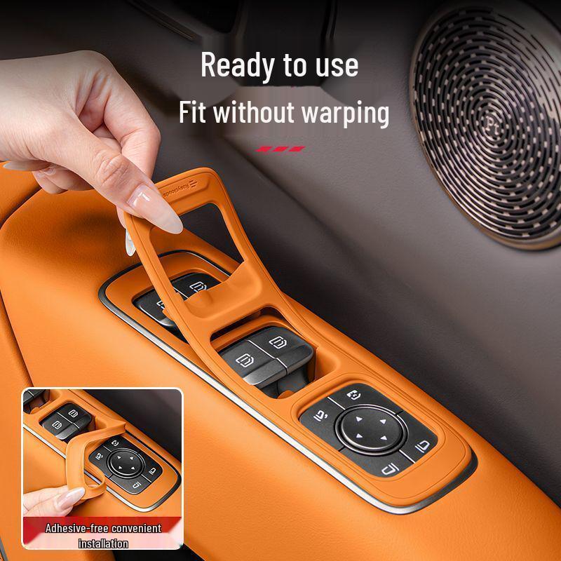 Ideal i6/i8 Car Door Window Button Pad Silicone Protective Sticker