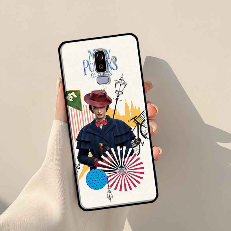 Mary Poppins Hülle für Samsung Galaxy J4 J6 Plus 2018 A6 A7 A8 A9 J8 J1 2016 A3 A5 J3 J7 J5 2017 Hülle
