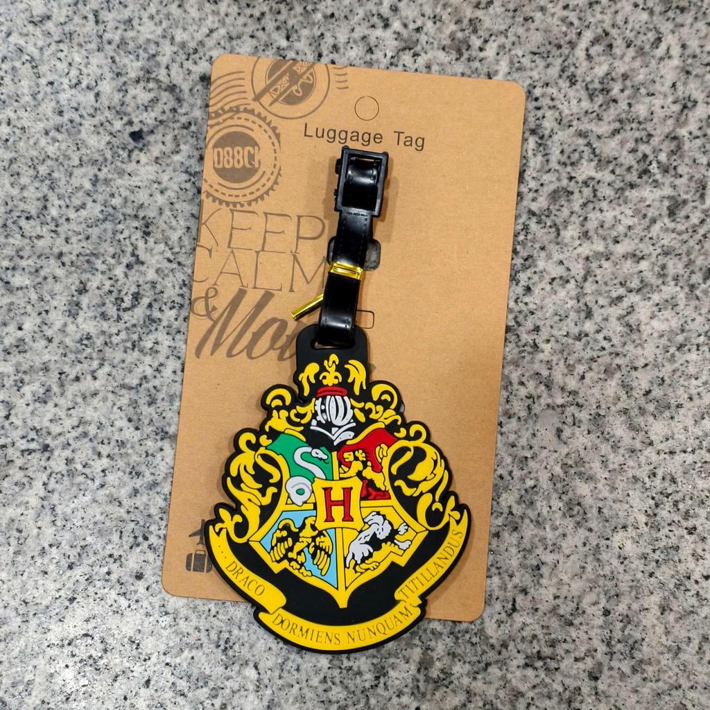 Etichetta per bagagli Accademia di Magia di Harry Potter: Design di Hermione e Ron
