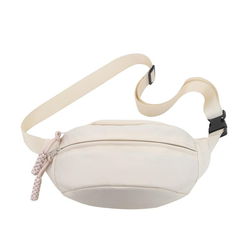 Korean Version of The Simple Messenger Bag New Fashion Summer Large Capacity Bag Sports Joker Small Chest Bag Japanese Women's Pockets.