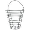 Golf Ball Storage Basket Metal Lightweight Large Capacity Basket Container with Foldable Handle for Golf Course L