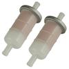2x Fuel Filter for Yamaha XV1600 Road Star 1600 Limited Midnight 2002-2007