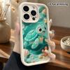 Phone Case: 2D Flat Design, Compatible with iPhone 18 17 16 15 14 13 Pro Protective Cases, Little Sea Turtle, Perfect Christmas and Halloween Holiday 